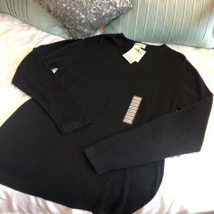 NWT Alfani men’s medium ribbed long sleeve shirt